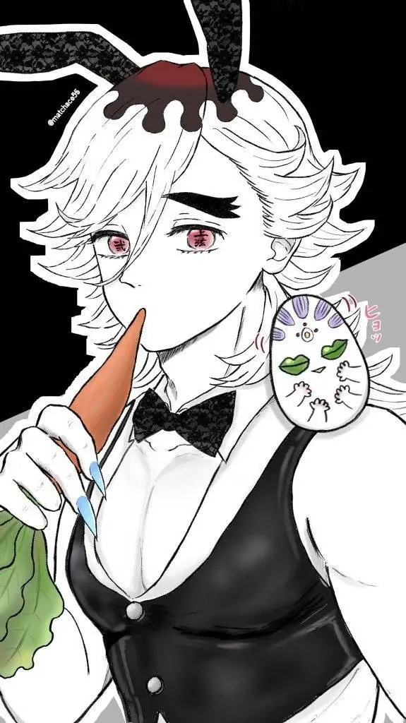 ai character: ☆douma♡kokuakadou background