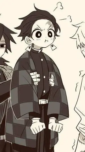 ai character: sanemi and tanjiro background