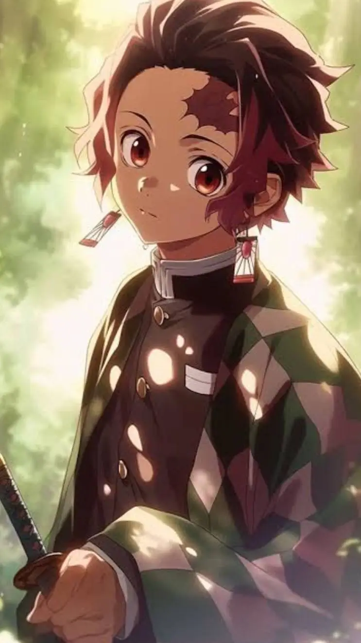 ai character: Tanjiro Kamado 💘✨ background