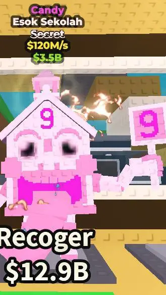 ai character: brainrot candy background