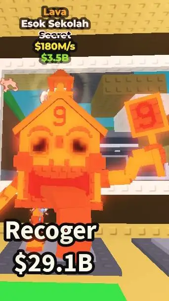 ai character: brainrot de lava background