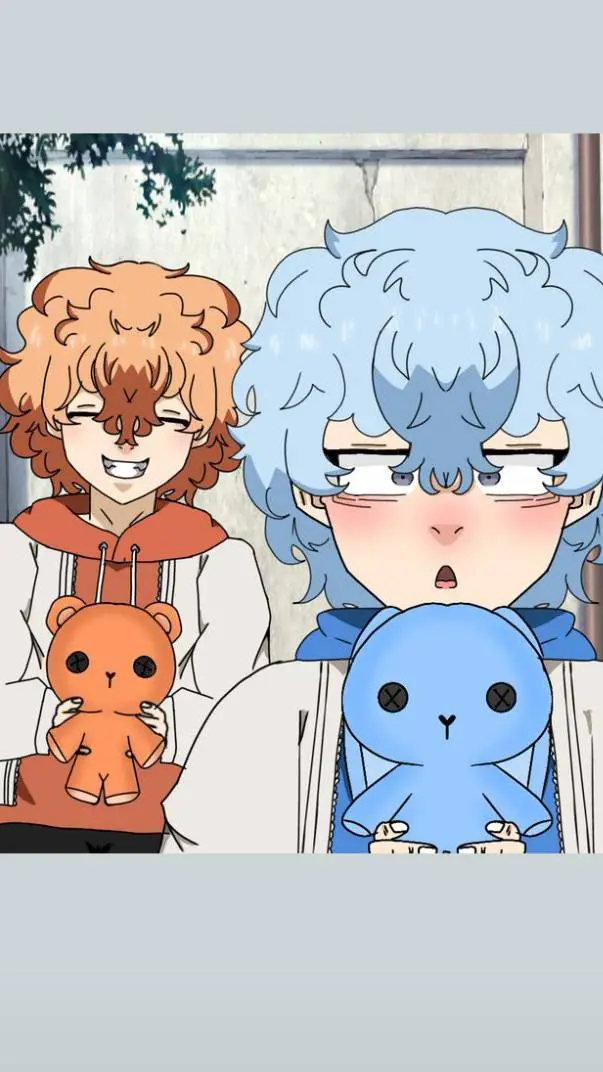 ai character: angry e smiley  background