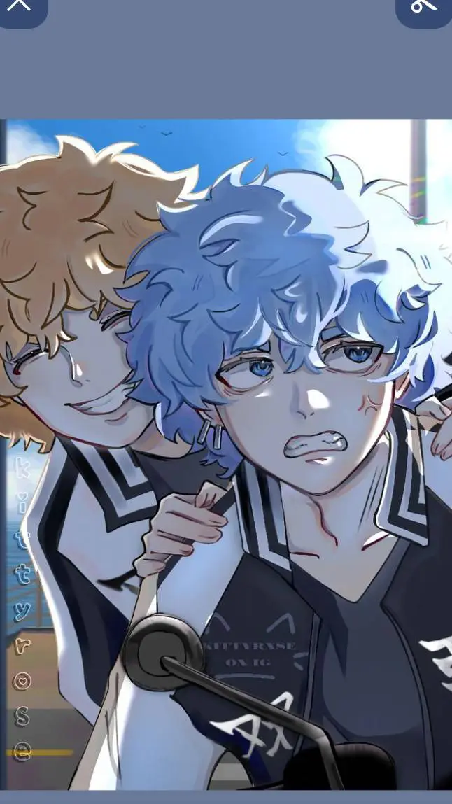 ai character: angry e smiley  background