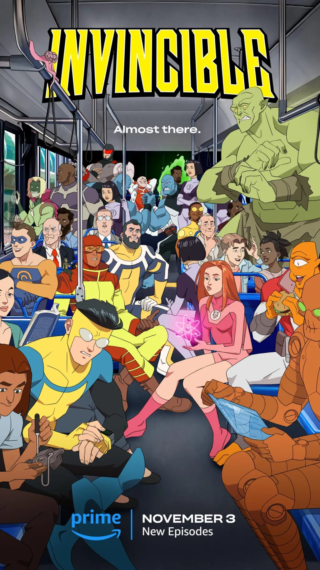 ai character: INVINCIBLE  background