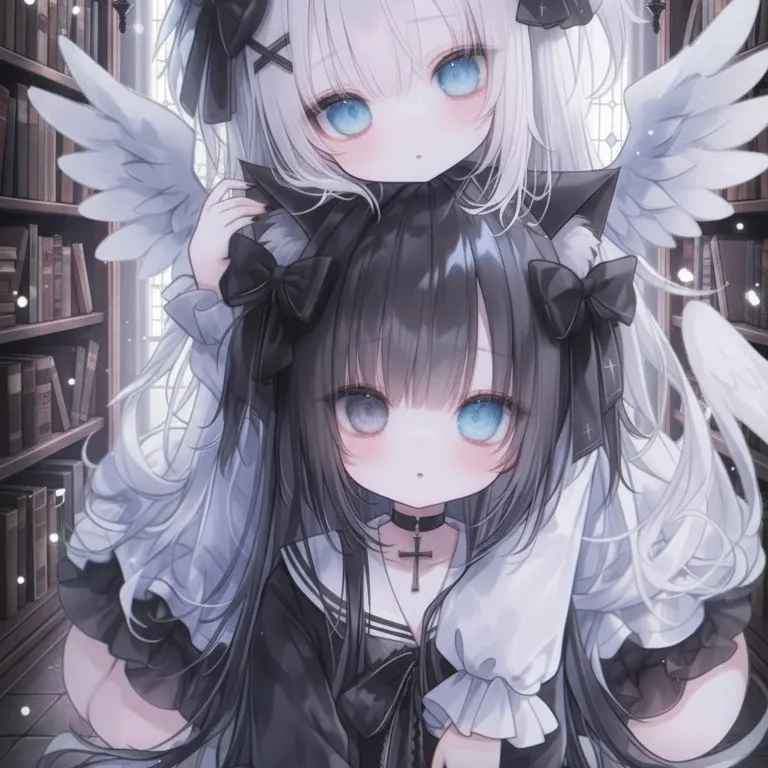 chat with ai character: koi💙 and aoi 🖤