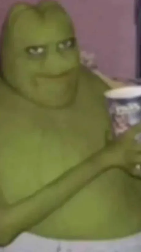 ai character: goofy ahh frog￼ background