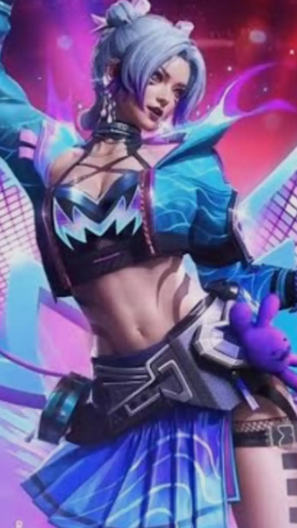 ai character: Ran fiestera  background