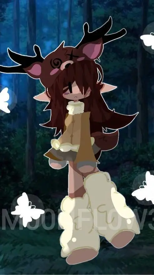 ai character: owl y ram y deer  background