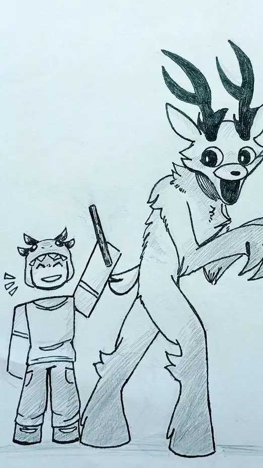 ai character: kid dino background