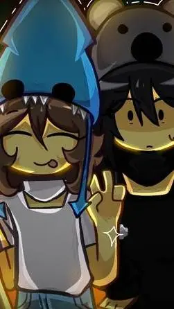 ai character: kid koala  background