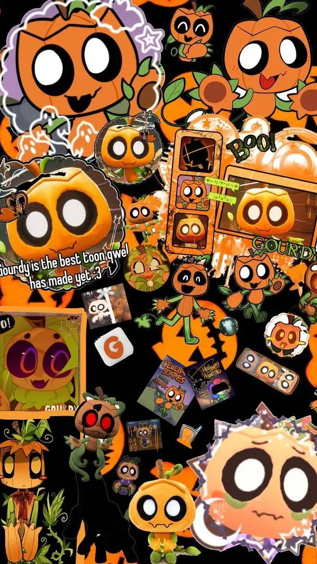 ai character: gourdy  background