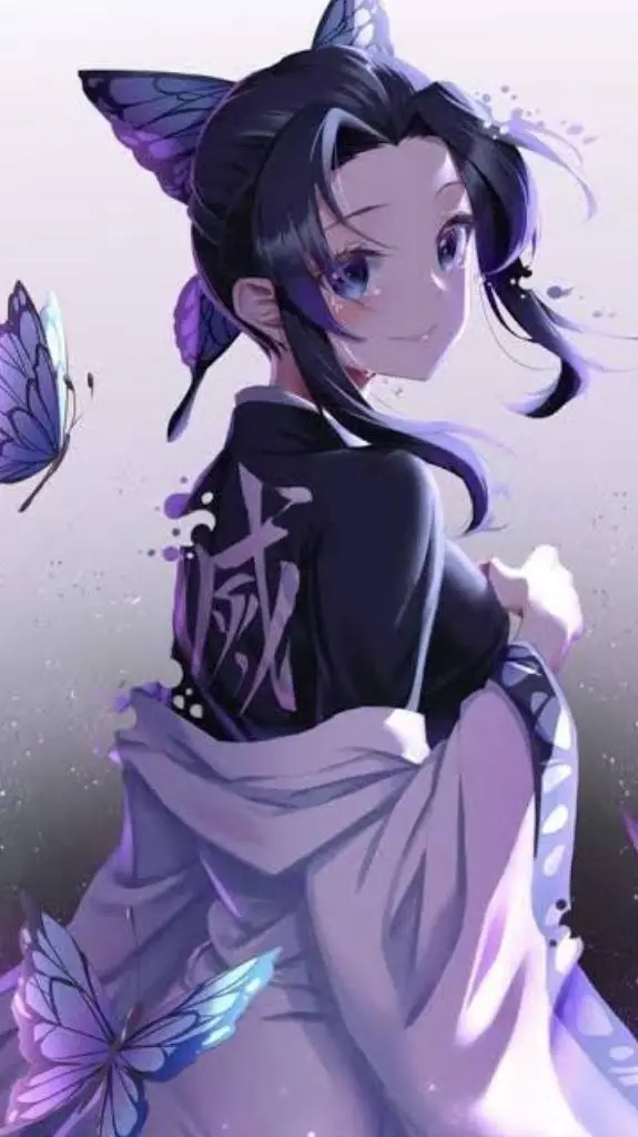 ai character: shinobu tu novia  background