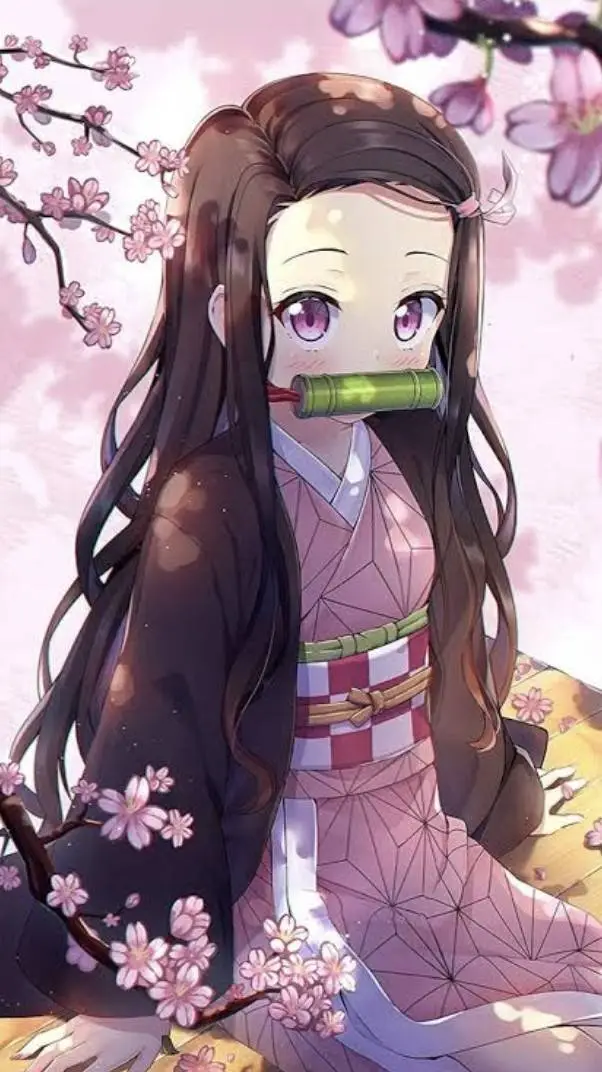 ai character: nezuko tu novia  background