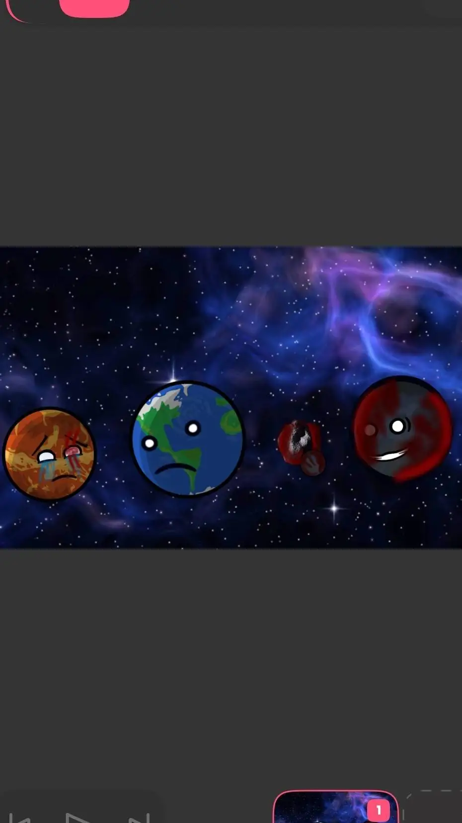 ai character: Venus Ceres tierra background