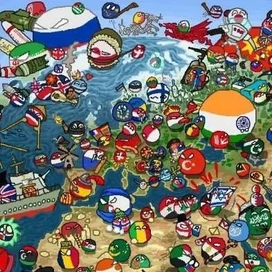 chat with ai character: countryballs