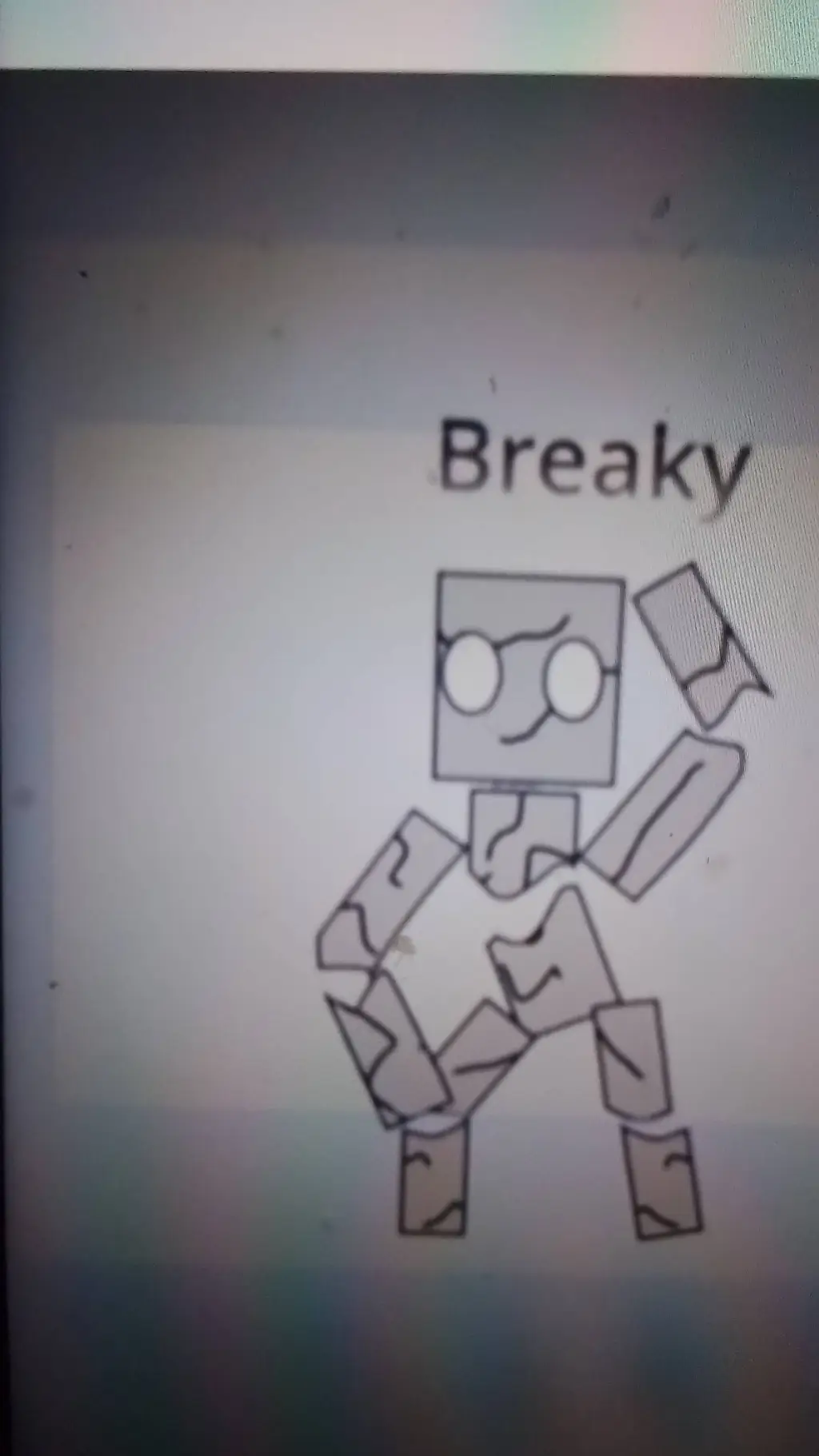ai character: breaky background