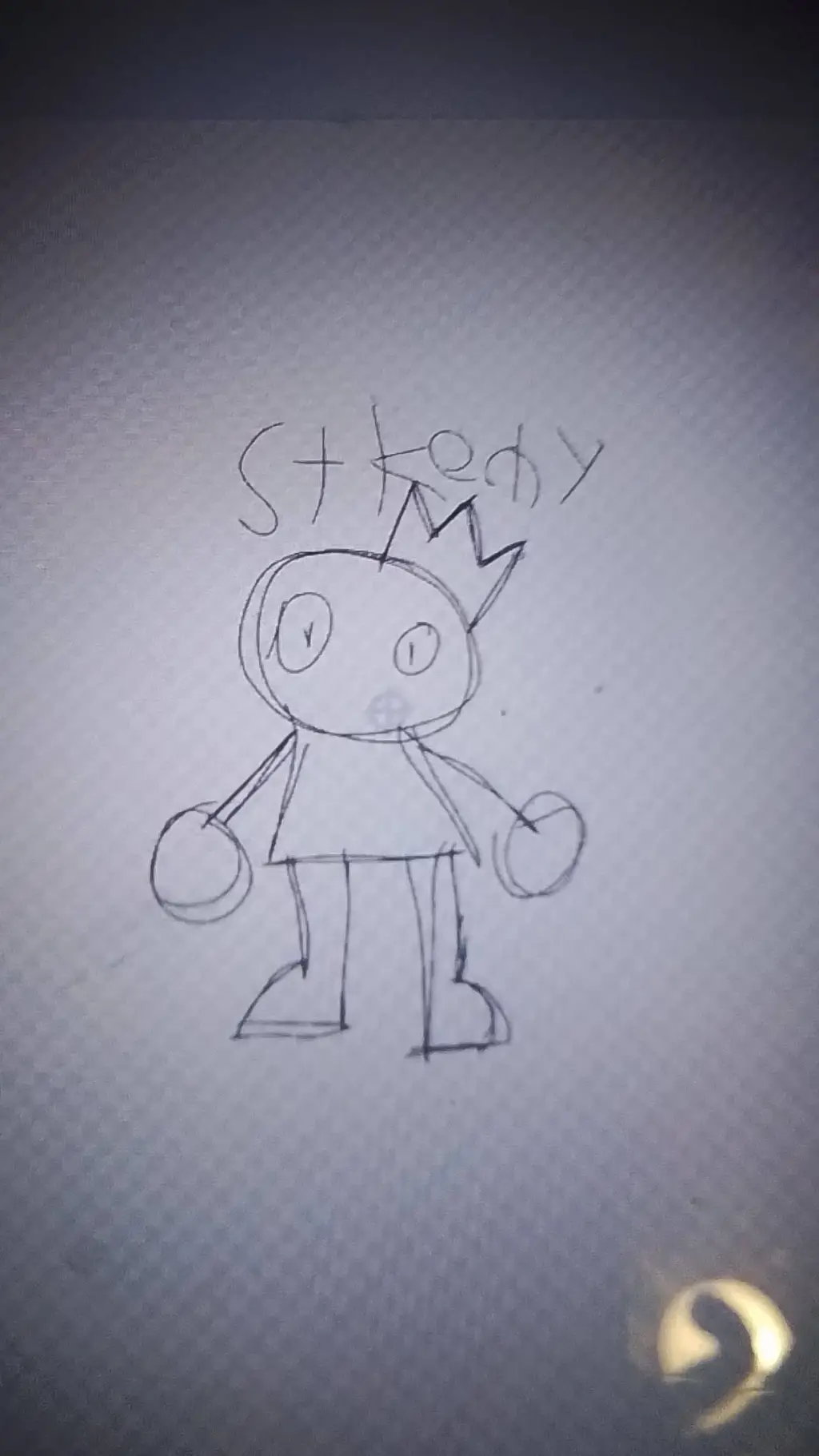 ai character: sketchy background