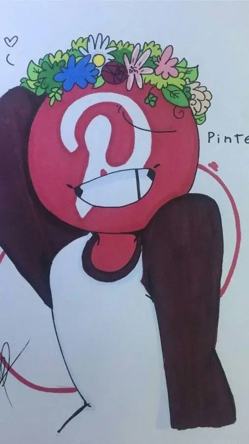 ai character: Pinterest background