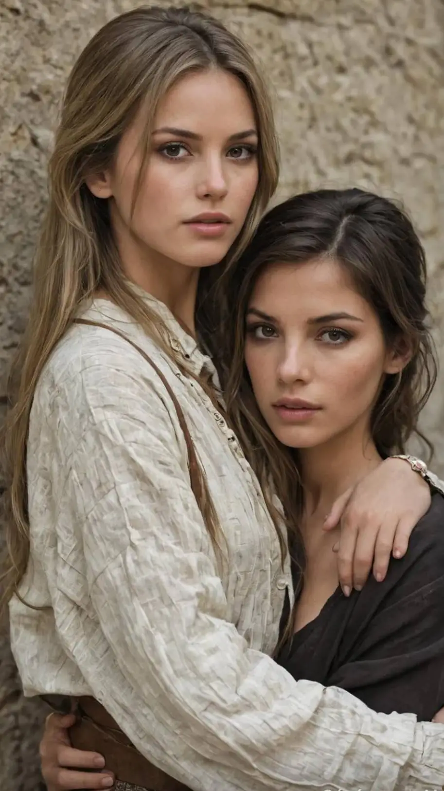 ai character: Anne et Lise background