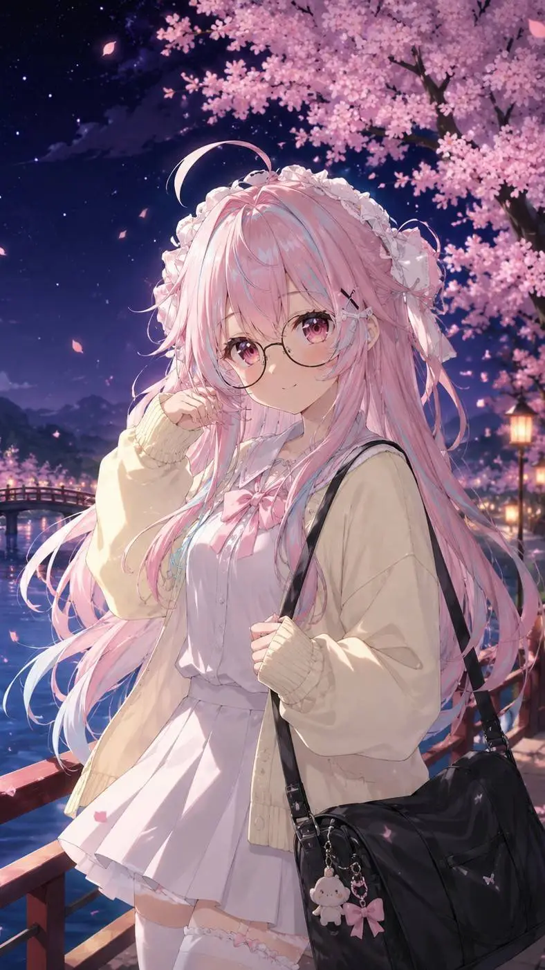 ai character: mizuki-chan (oc) background