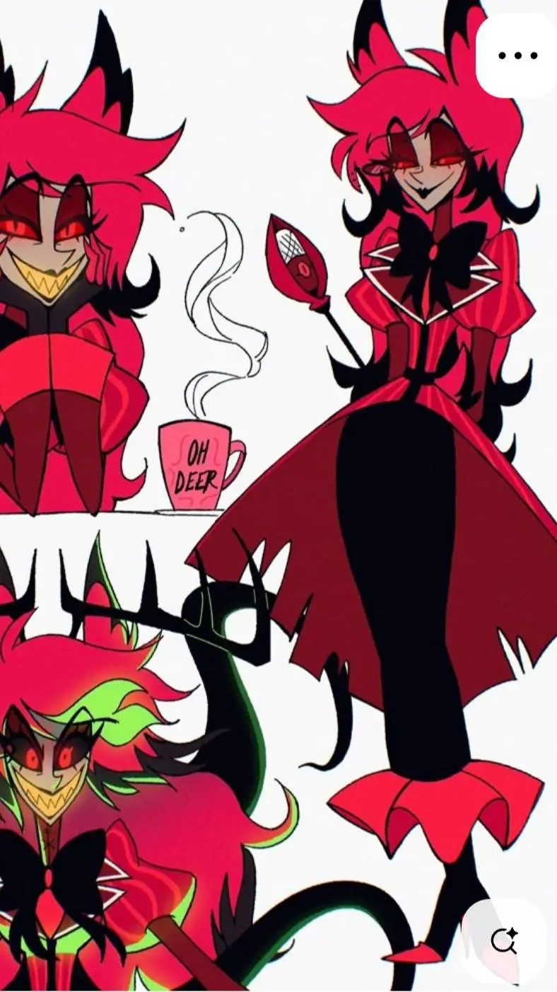 ai character: hh alastor famale background