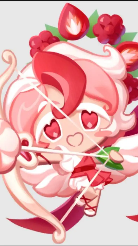 ai character: pavlova cookie background