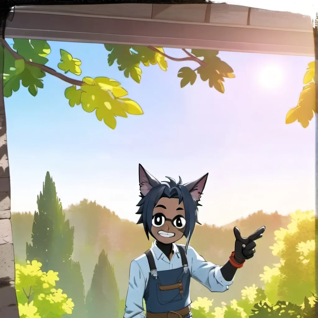 chat with ai character: bi cafe worker