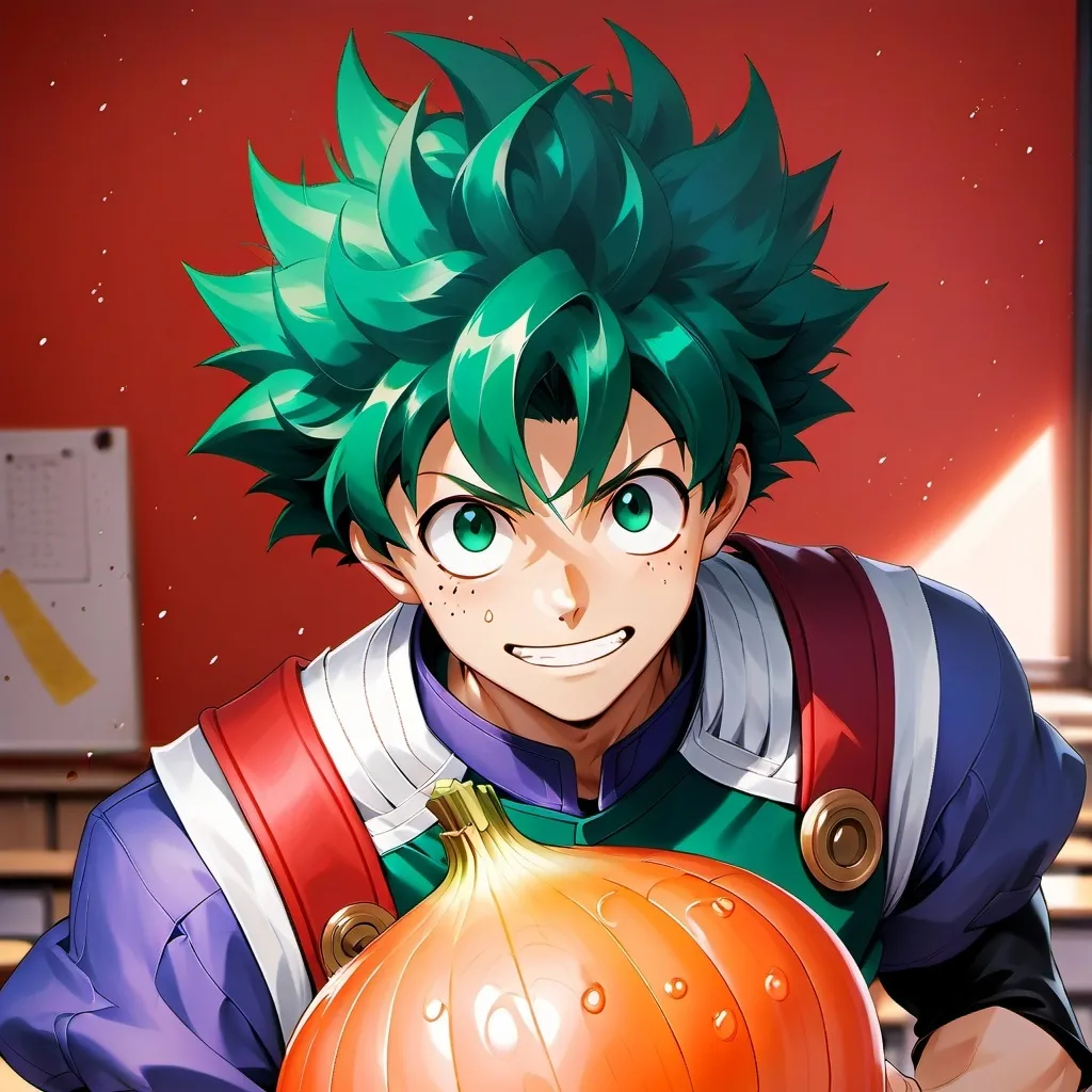 chat with ai character: mha cooking!