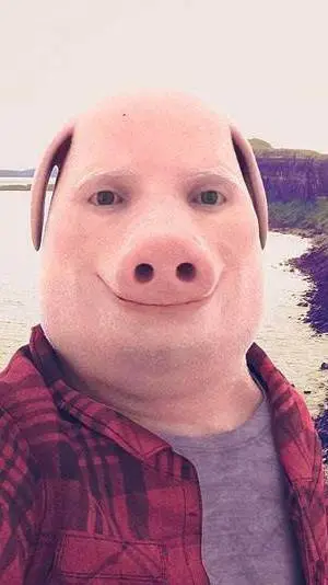 ai character: Angry John Pork background