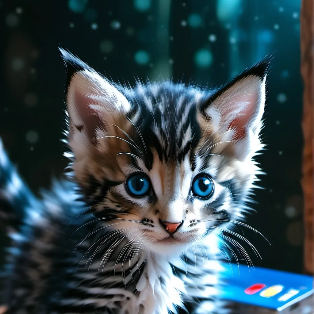 chat with ai character: Kitten credit card