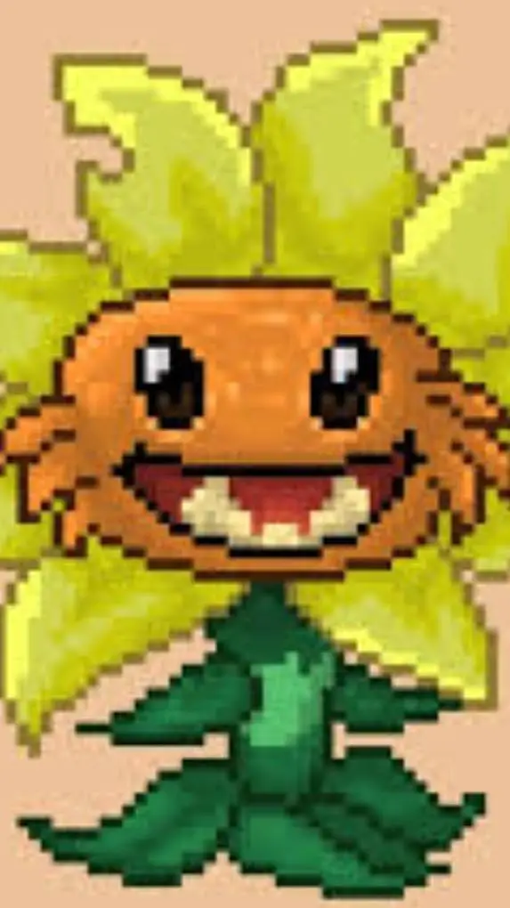 ai character: подсолнух background