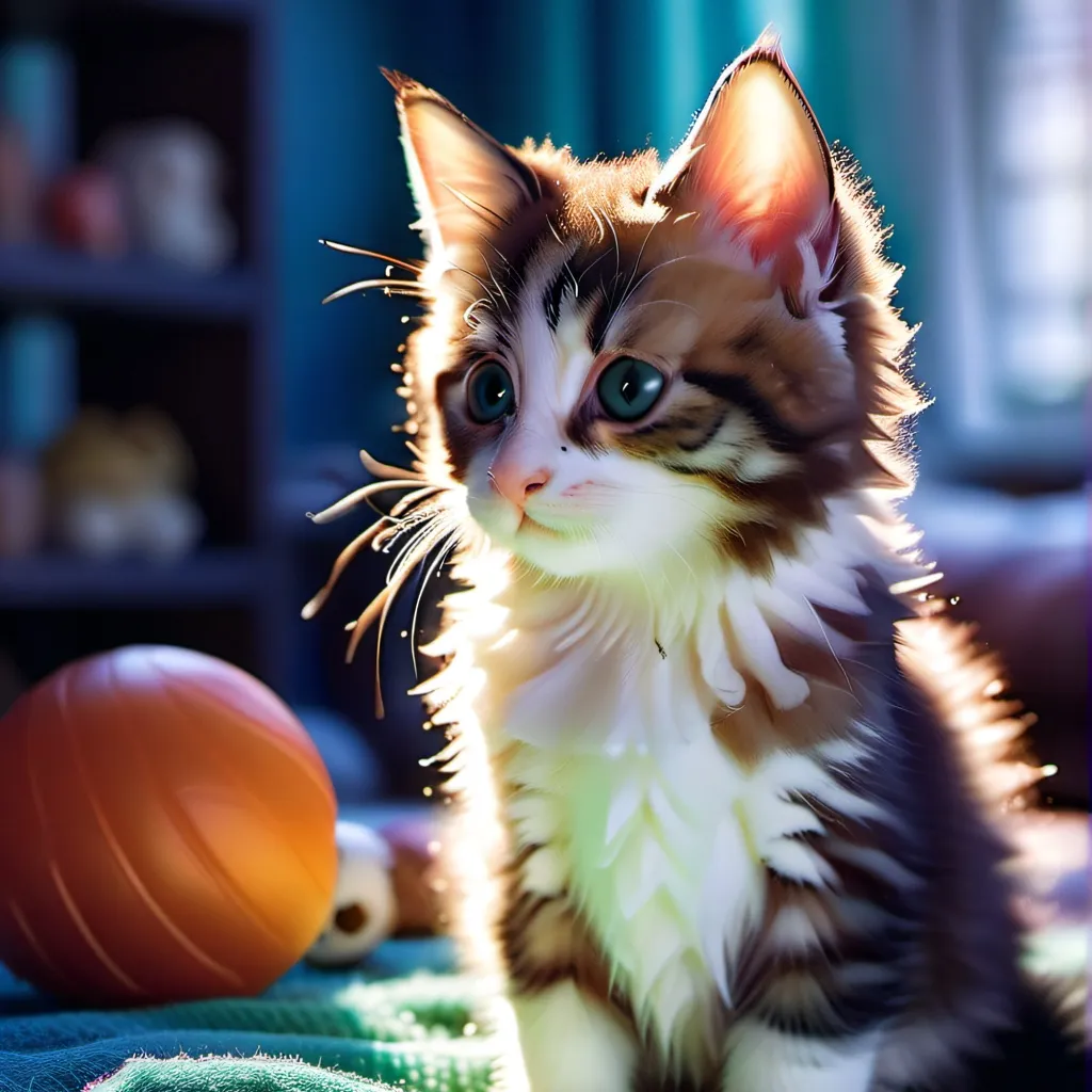 chat with ai character: котенок