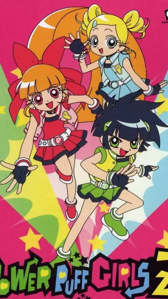 ai character: PowerPuff Girls Z background