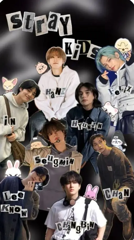 ai character: Straykids ❤️ background