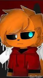 ai character: Foxy 🦊🧡💛 background
