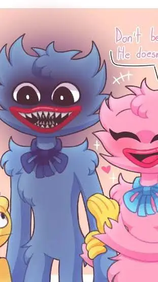 ai character: HuggyWuggy(remake) background