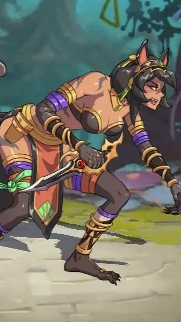 ai character: bastet background