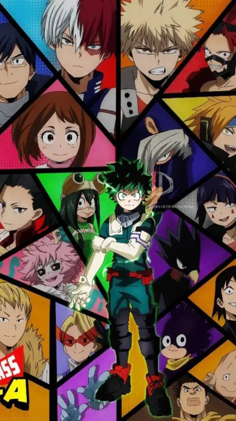 ai character: mha✨  background