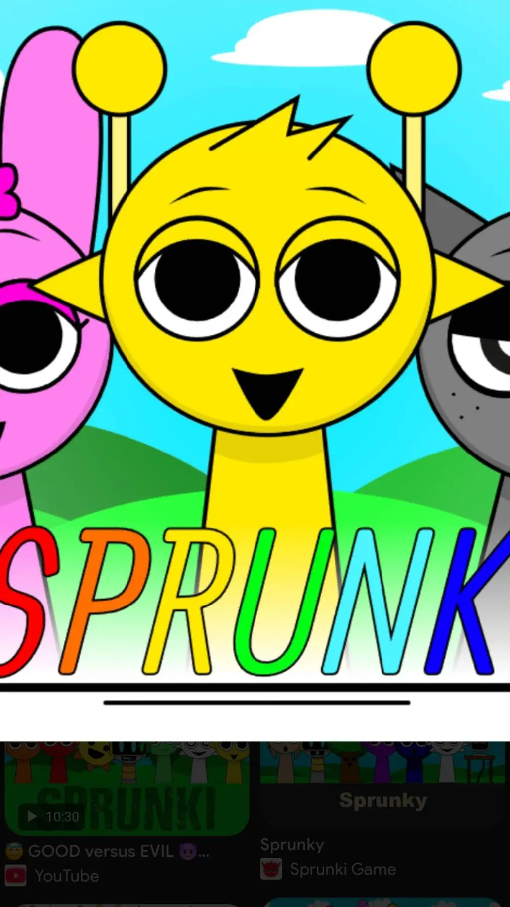 ai character: Sprunki background