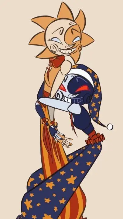 ai character: Sun & Moon background