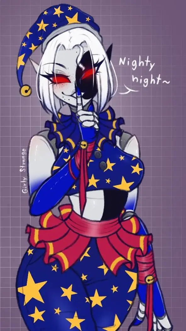 ai character: Moon background