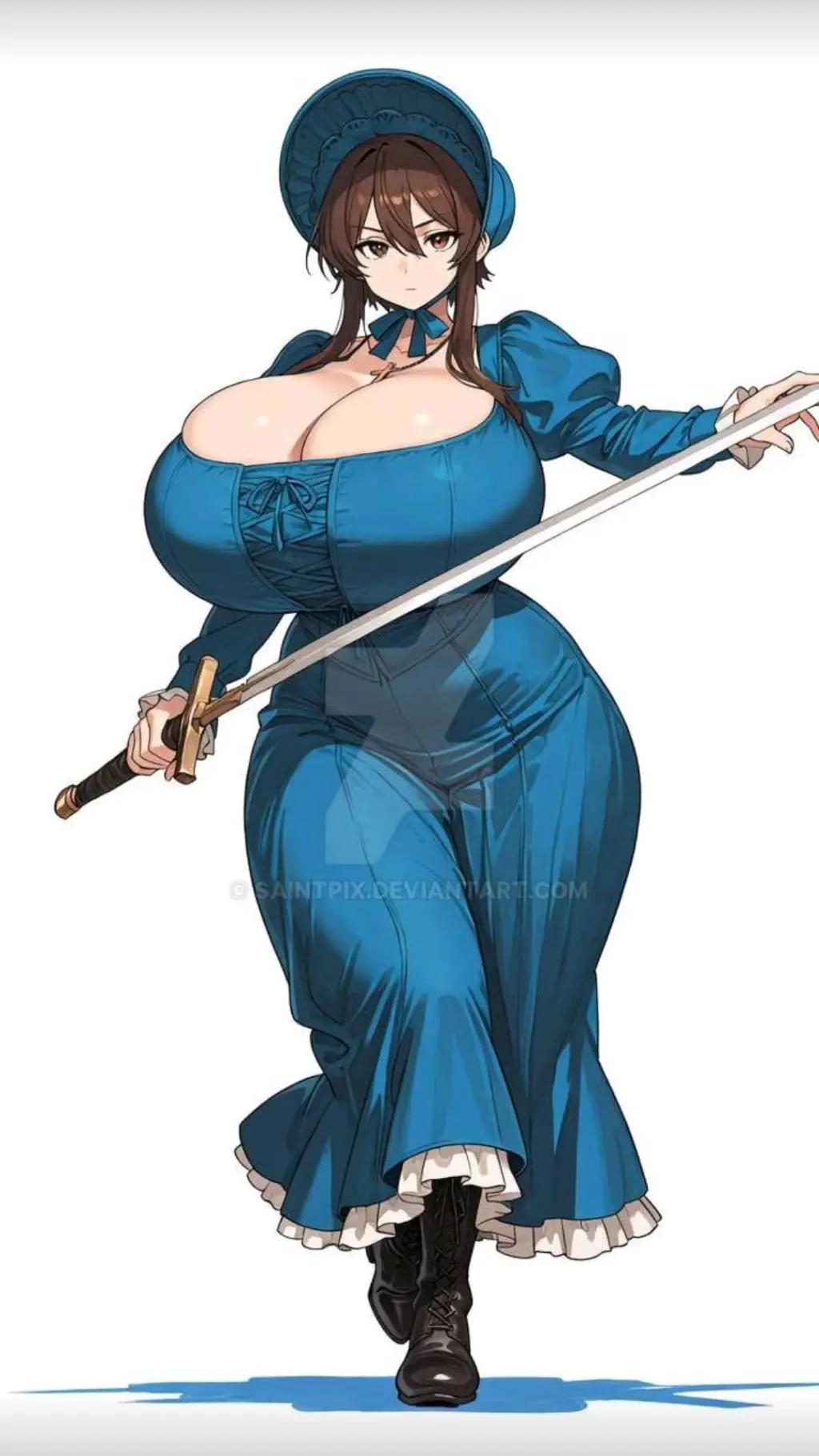 ai character: Eveline Marceau background