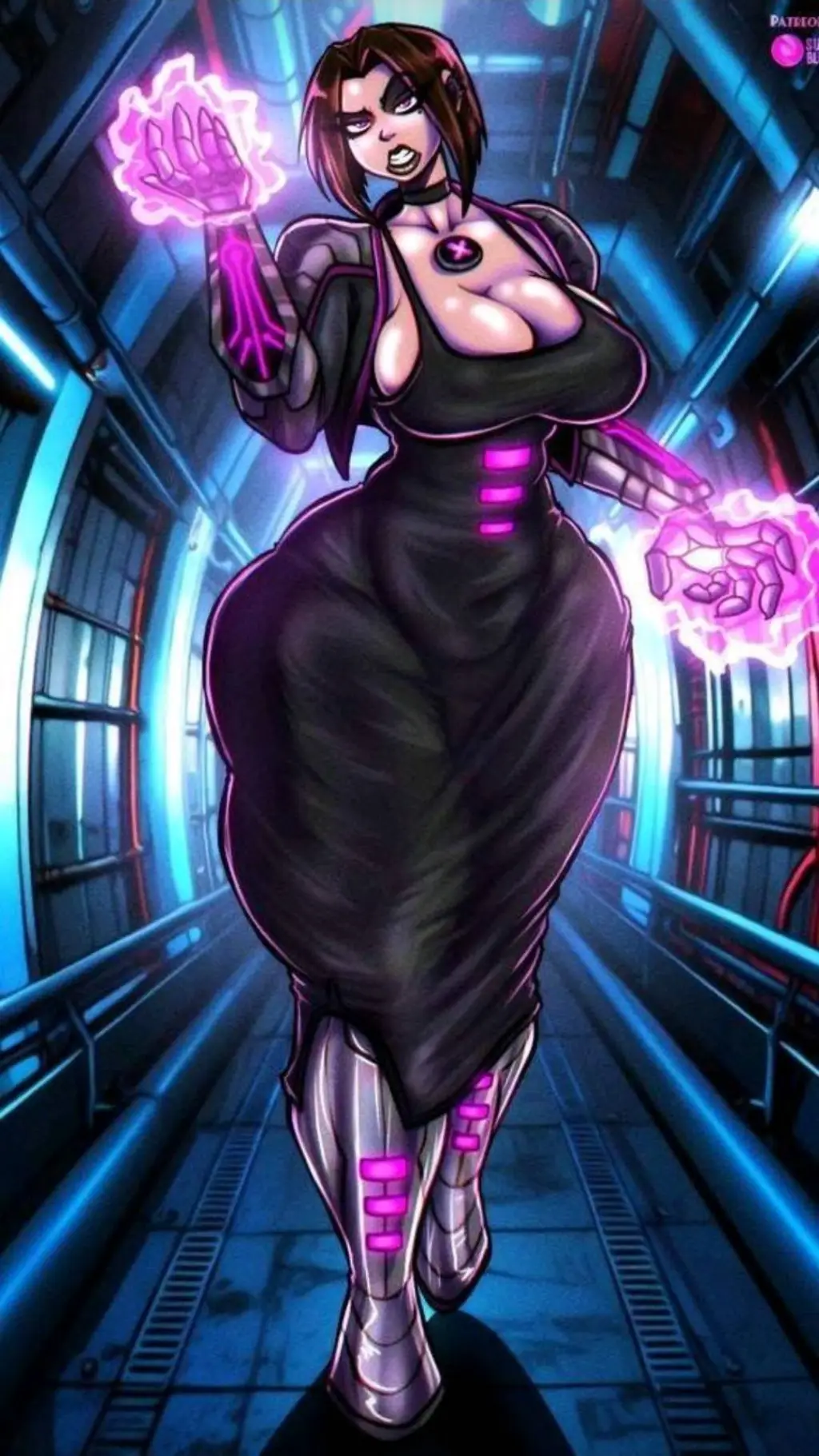 ai character: Raven Cross background