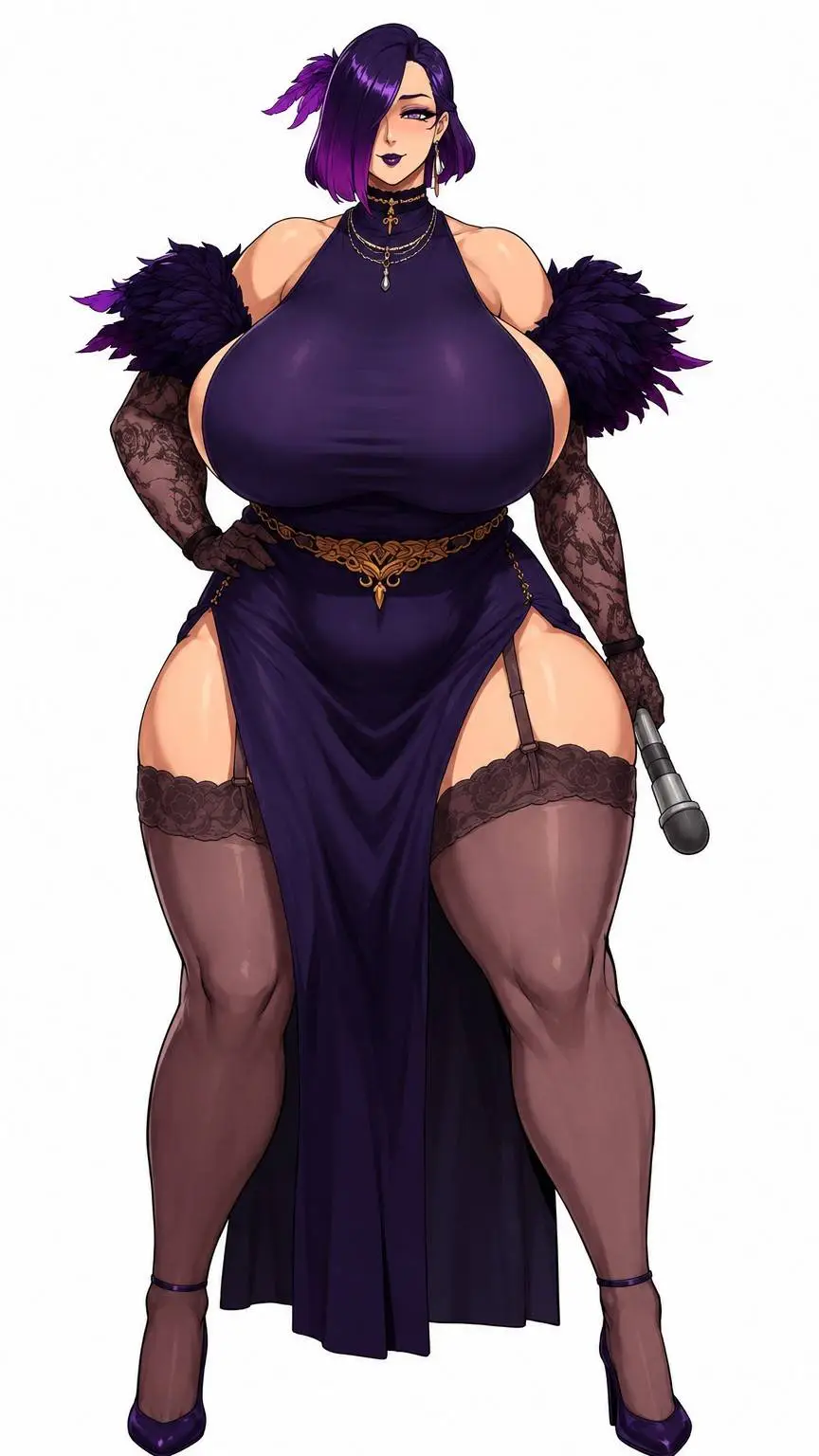 ai character: Vivienne Nocturne background
