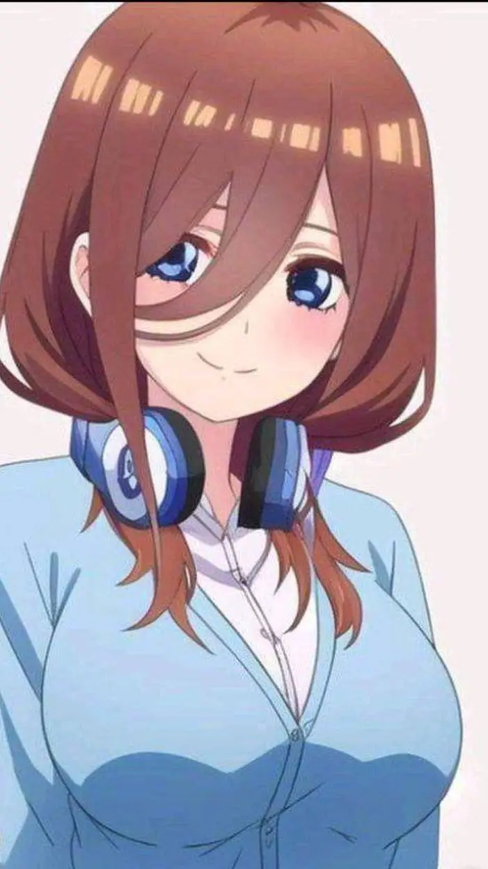 ai character: Miku Nakano background