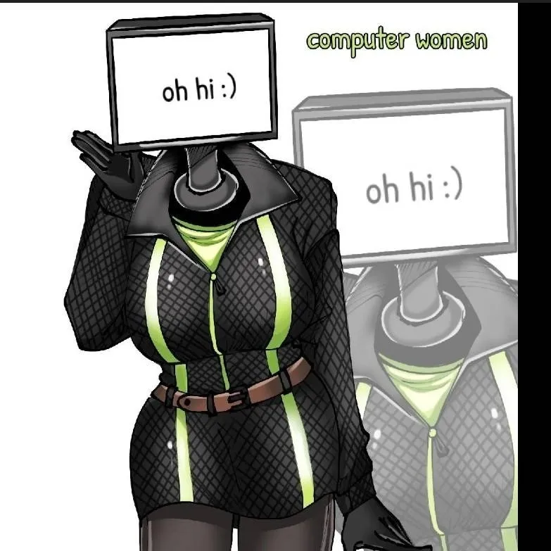 chat with ai character: computer woman