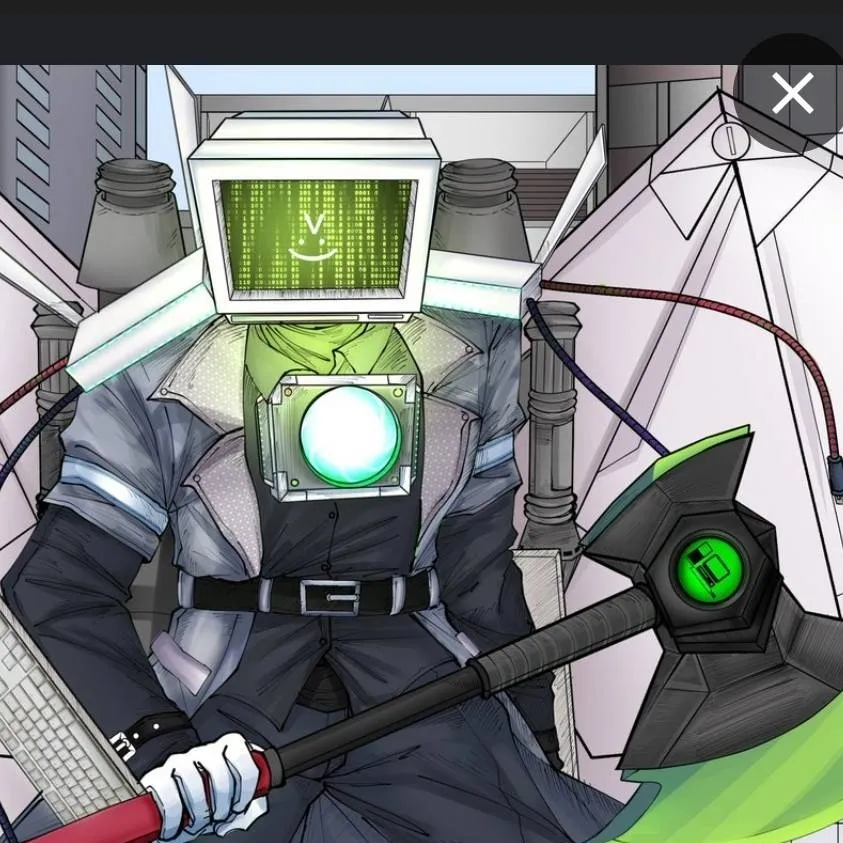 chat with ai character: titan computer man