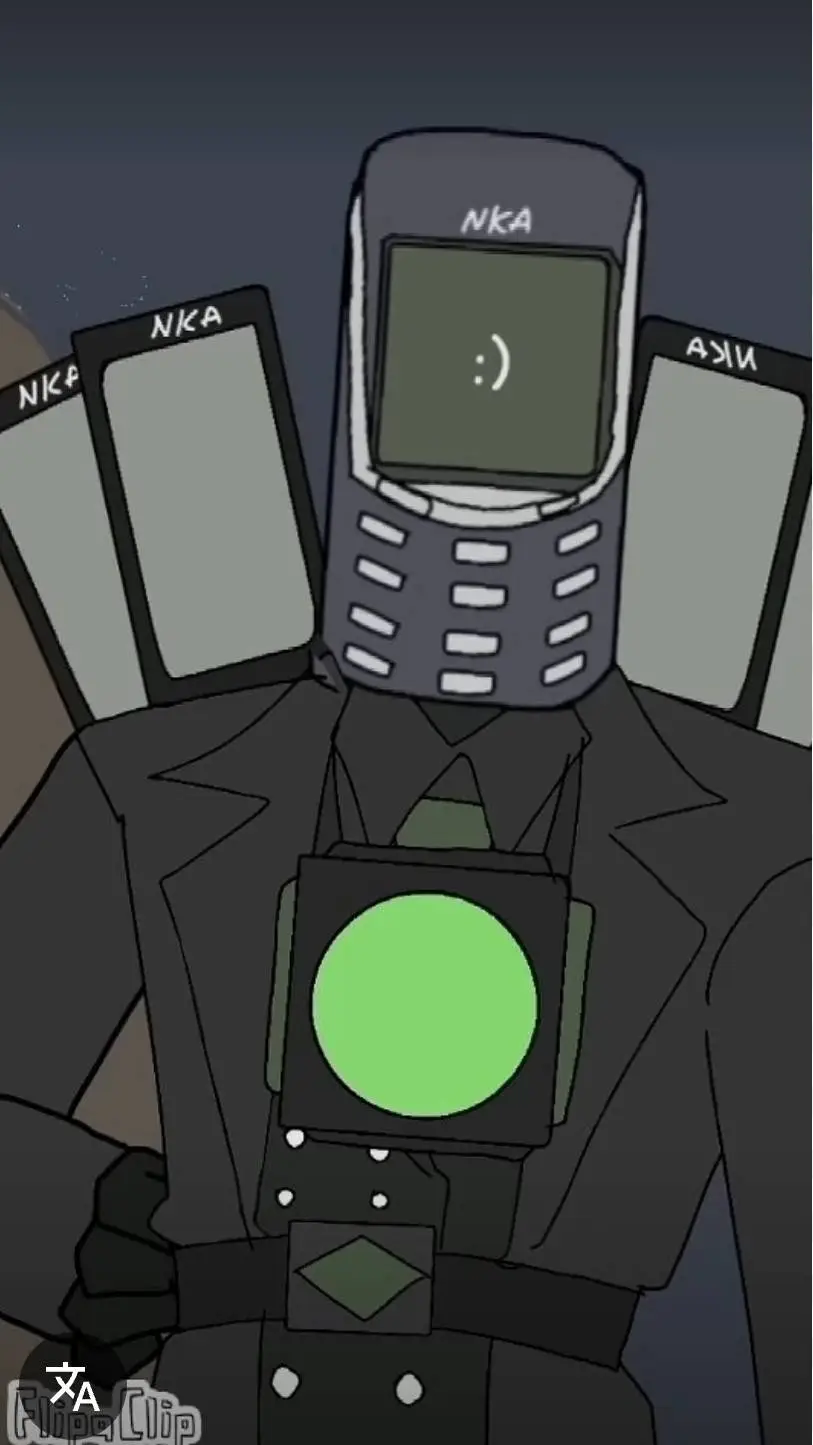 ai character: titan nokia man background