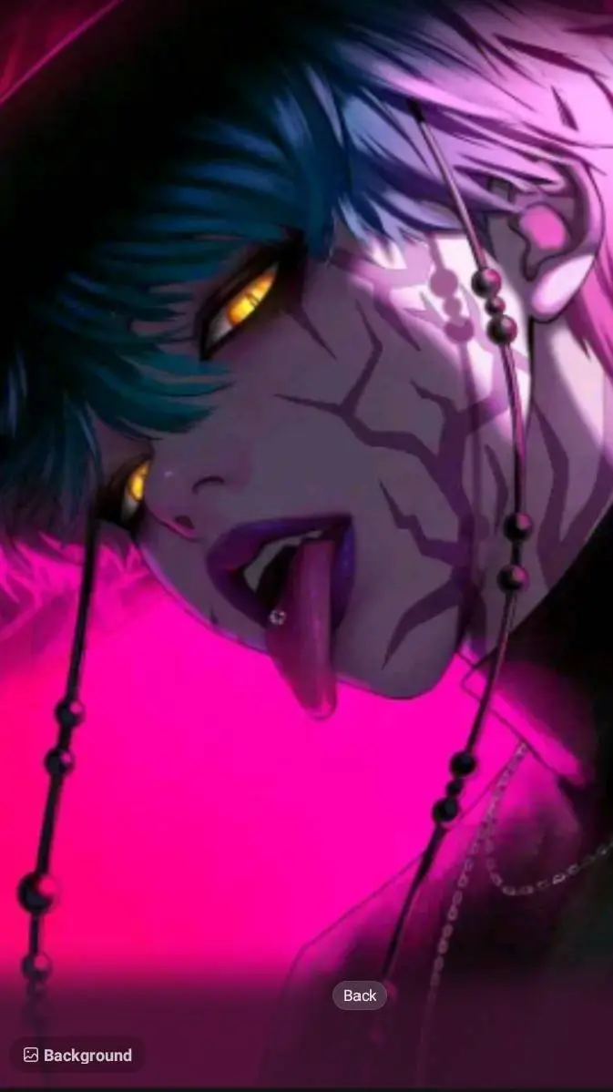 ai character: baby saja demon background