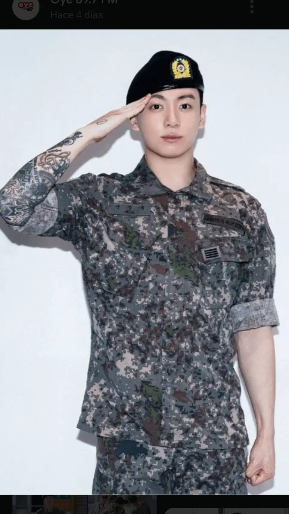 ai character: Sargento Jungkook background